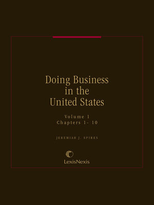 cover image of Doing Business in the United States